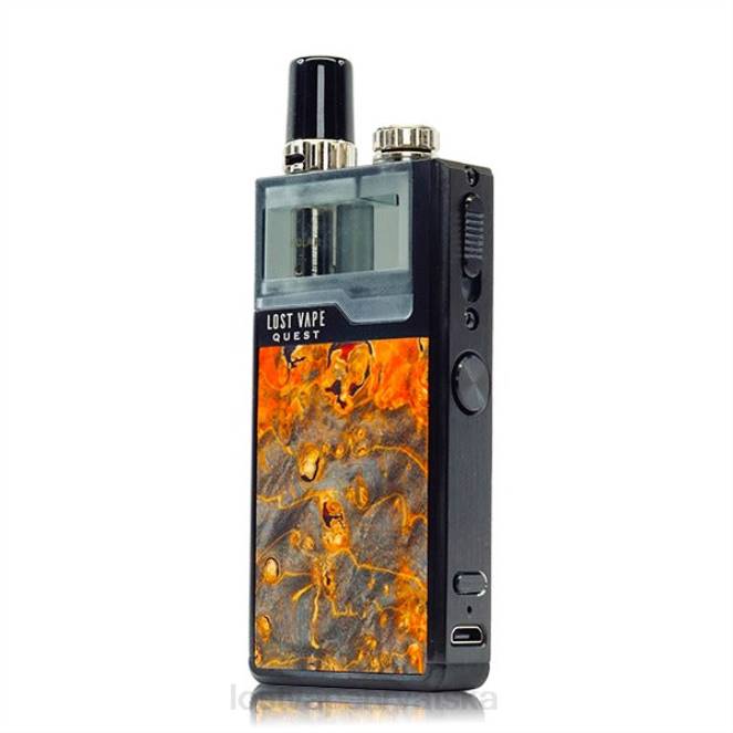 Lost Vape Quest orion q pod uređaj puni komplet crno/oker stabwood NHVB475 | Lost Vape Wholesale