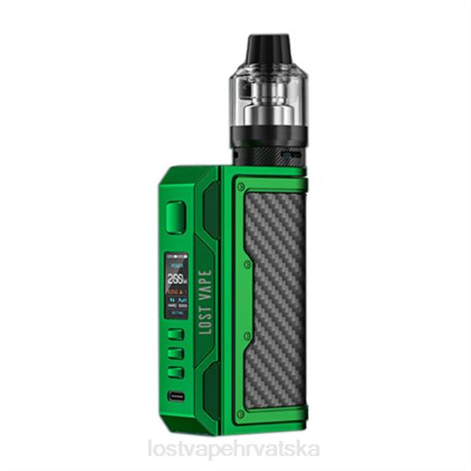 Lost Vape Thelema quest 200w komplet zelena/ugljična vlakna NHVB145 | Lost Vape Wholesale