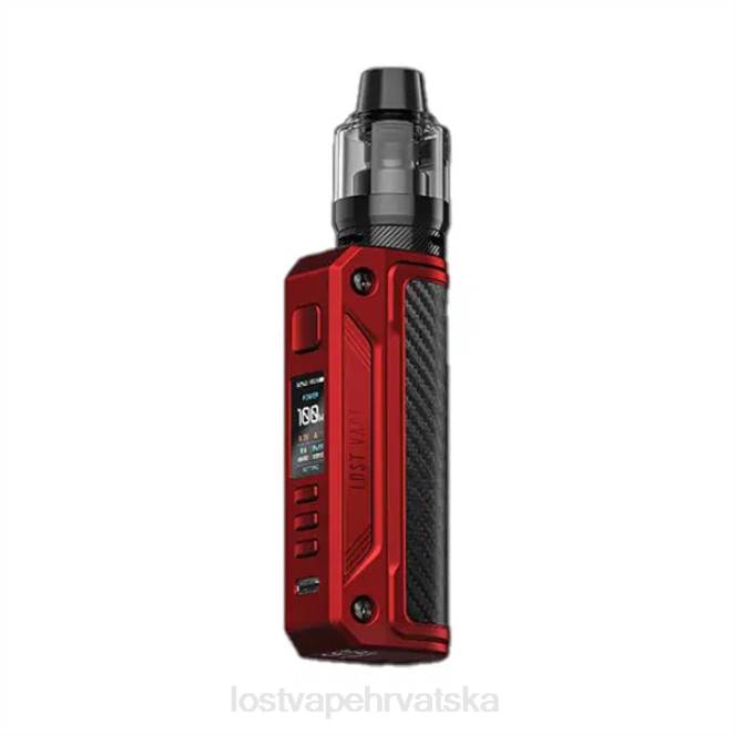 Lost Vape Thelema solo 100w kit mat crvena/ugljična vlakna NHVB172 | Lost Vape Zagreb