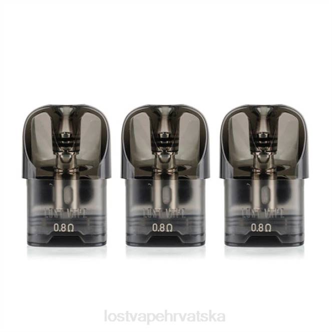 Lost Vape URSA zamjenske mahune | 2,5 ml (pakiranje od 3 komada) zelena 0,8 ohma NHVB125 | Lost Vape Wholesale