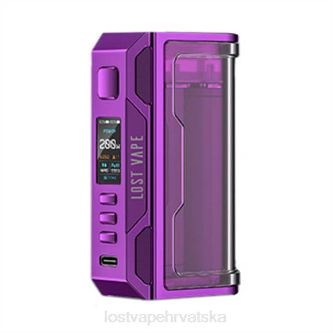Lost Vape Thelema quest 200w mod ljubičasta/prozirna NHVB187 | Lost Vape Near Me