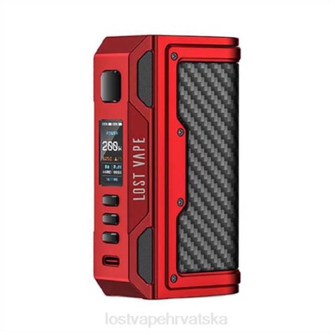 Lost Vape Thelema quest 200w mod mat crvena/ugljična vlakna NHVB178 | Lost Vape Price