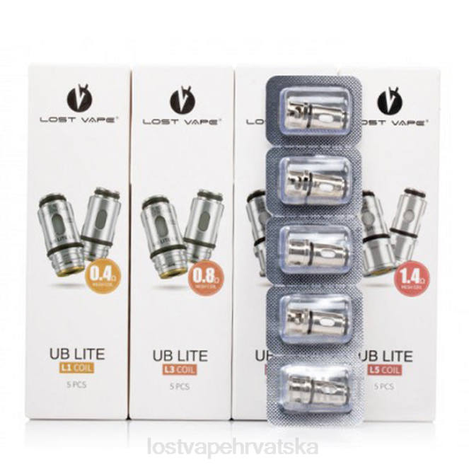 Lost Vape UB lagane zavojnice (paket od 5 komada) l1 0,4 ohma NHVB5 | Lost Vape Wholesale