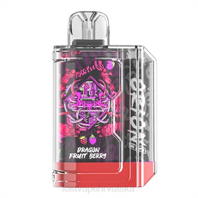 Lost Vape Orion šipka za jednokratnu upotrebu | 7500 dim | 18 ml | 50 mg dragon fruit bobica NHVB64 | Lost Vape Flavors Hrvatska