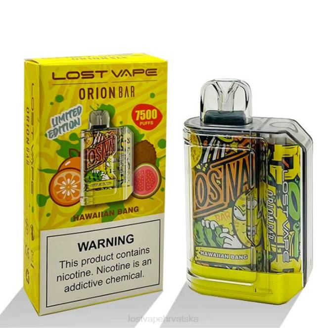 Lost Vape Orion šipka za jednokratnu upotrebu | 7500 dim | 18 ml | 50 mg havajski prasak NHVB97 | Lost Vape Near Me