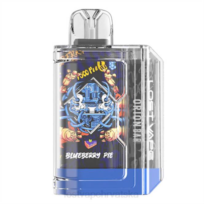 Lost Vape Orion šipka za jednokratnu upotrebu | 7500 dim | 18 ml | 50 mg pita od borovnice NHVB63 | Lost Vape Contact Hrvatska