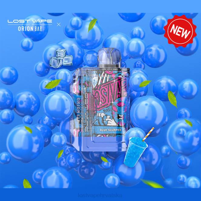 Lost Vape Orion šipka za jednokratnu upotrebu | 7500 dim | 18 ml | 50 mg plava slurpee NHVB88 | Lost Vape Price