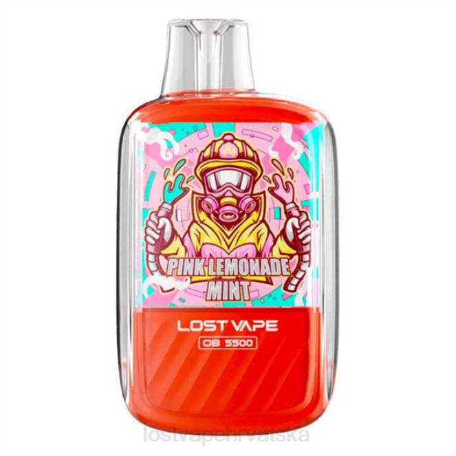 Lost Vape Orion ob5500 5500 udaha 14ml 50mg jednokratno ružičasta limunada menta NHVB105 | Lost Vape Wholesale